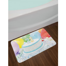 Colorful Ballons Bath Mat