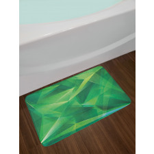 Geometric Crystal Bath Mat