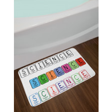 Science Letters Bath Mat