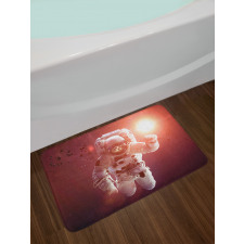 Pet in Suit Galaxy Bath Mat