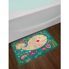 Happy Sea Giant Blooms Bath Mat