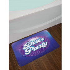Retro Letter Disco Ball Bath Mat