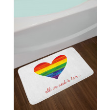 We Need Gay Love Bath Mat