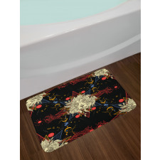 Medieval Mystic Lion Bath Mat