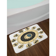 Zodiac Chart Bath Mat