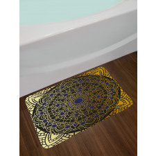 Lotus Inspired Design Bath Mat