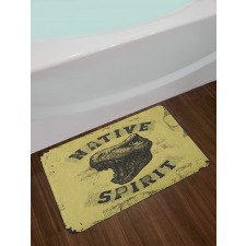 Roaring Portrait Wild Bath Mat