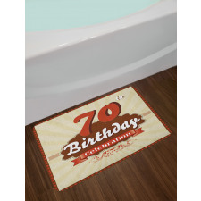 Vintage Candy Store Bath Mat