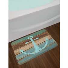 Nautical Rustic Bath Mat