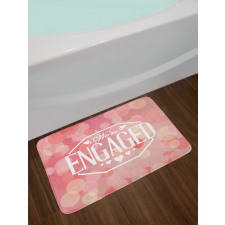 Engagement Card Bath Mat