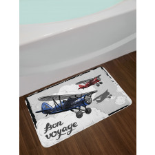 Retro Bon Voyage Bath Mat