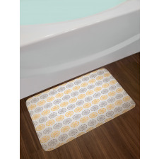 Modern Bohem Flower Bath Mat