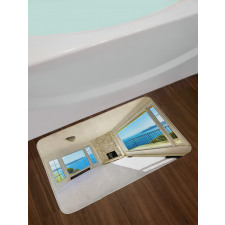 Ocean Nature Forest View Bath Mat