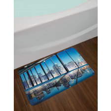 Buildings with Glass Bath Mat