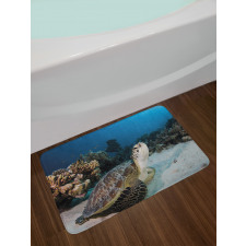 Turtle Coral Reef Bath Mat