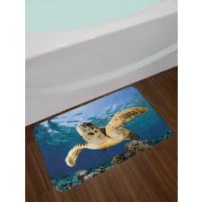 Hawksbill Sea Turtle Bath Mat