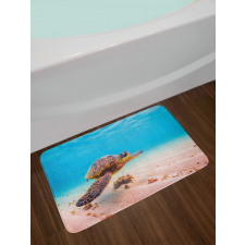 Sea Turtle Underwater Bath Mat