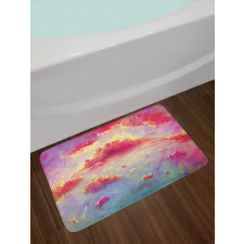 Vibrant Clouds Scenic Bath Mat