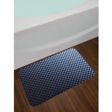 Checkered Halftone Bath Mat