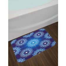 Vintage Snowflakes Bath Mat