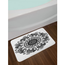 Spirit Circle Bath Mat