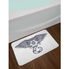 Paisley Animal Bath Mat