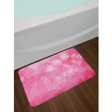 Mosaic Fractal Style Bath Mat