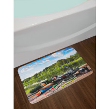 Fishing Tackle Bath Mat