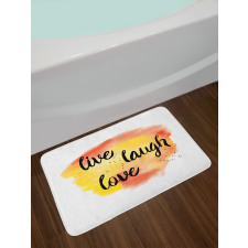 Soft Watercolor Bath Mat