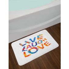 Joyful Words Bath Mat