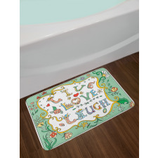 Ornate Petals Bath Mat