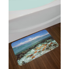 Sky Clouds Sea Bath Mat