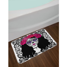 Girl with Make Bath Mat