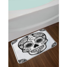 Hispanic Art Mascot Bath Mat