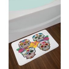 Rich Colors Ornate Bath Mat