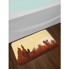 Arid Country Eco Sunset Bath Mat