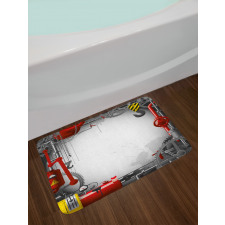 Pipes Meters Bath Mat