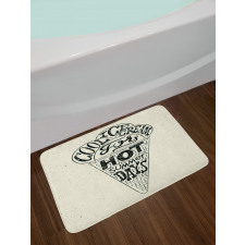 Cool Ice Cream Bath Mat