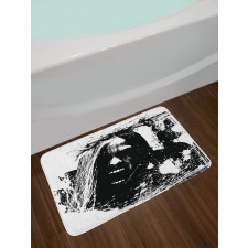 Crazy Man Horror Bath Mat