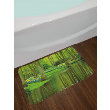 Forest with Lake Botany Bath Mat