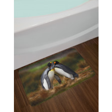 Penguin Couple Cuddling Bath Mat