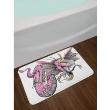 Digital Robotic Cyborg Bath Mat