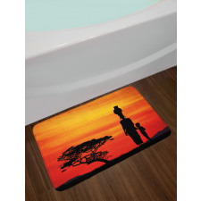 Mother and Child Bath Mat