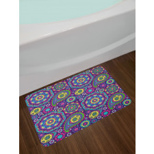 Vibrant Tones Boho Bath Mat