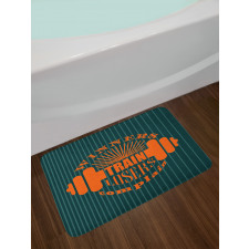 Winners Losers Words Bath Mat