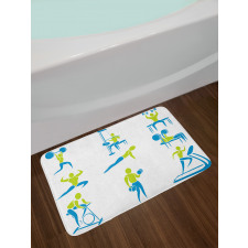 Gym Activity Equipment Bath Mat