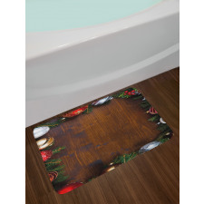 Rustic Home Baubles Bath Mat