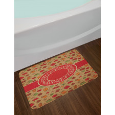 Presents Snow Bath Mat