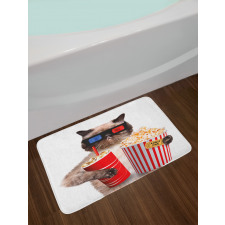 Cat Popcorn Bath Mat