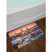 Tallinn Estonia City Bath Mat